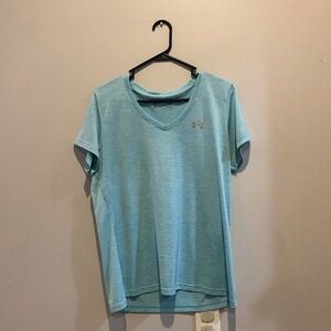Under Armour Women's Aqua V-Neck Tee